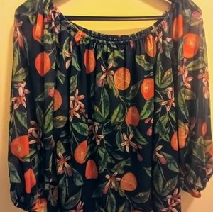 Beautiful, Colorful light summer off shoulder Blouse